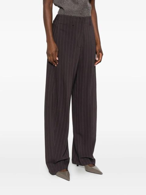 Magda Butrym pinstripe pants - Brown - zdjęcie produktu nr 2