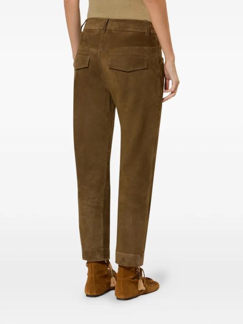 ISABEL MARANT leather trousers - Brown