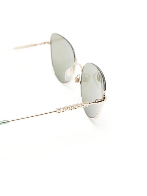 Burberry Eyewear Harper pilot-frame sunglasses - Gold