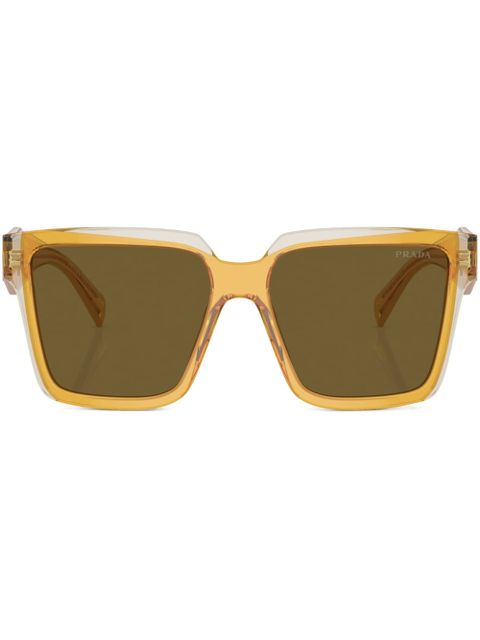 Prada Eyewear oversize-frame sunglasses - Yellow