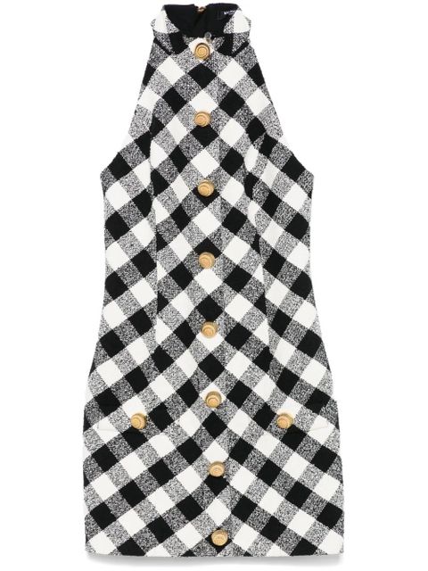Balmain halterneck mini dress - Black - zdjęcie produktu nr 1
