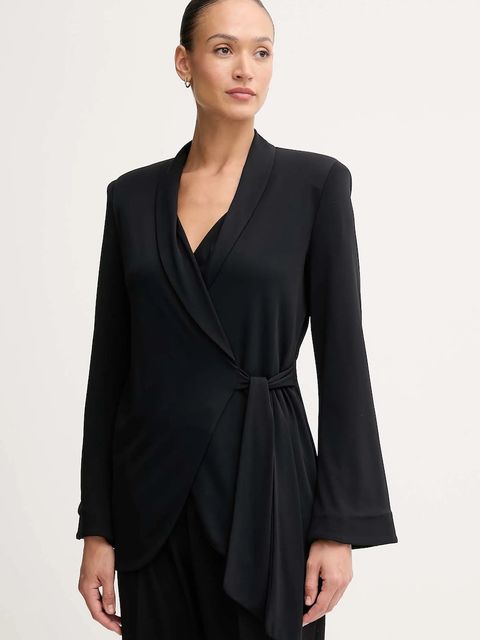 Gaudi marynarka kolor czarny jednorzędowa gładka 521FD34005 - zdjęcie produktu nr 1