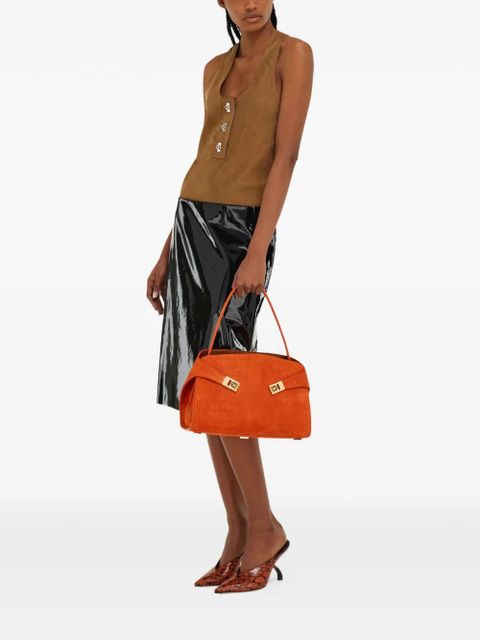 Ferragamo Hug soft shoulder bag (M) - Orange - zdjęcie produktu nr 2