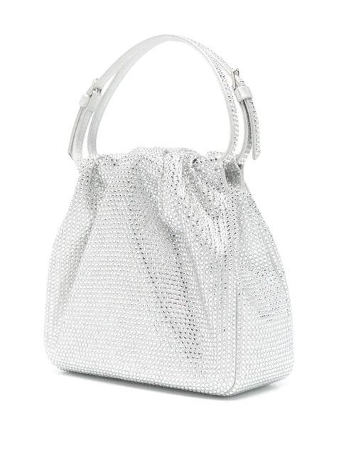 Amina Muaddi Vittoria mini bag - Silver