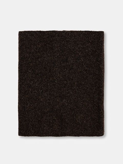 Sessun komin z wełną damski kolor brązowy gładki 24115003 - zdjęcie produktu nr 1