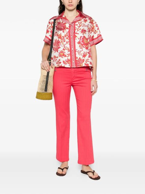 ETRO front-pocket straight trousers - Pink - zdjęcie produktu nr 2