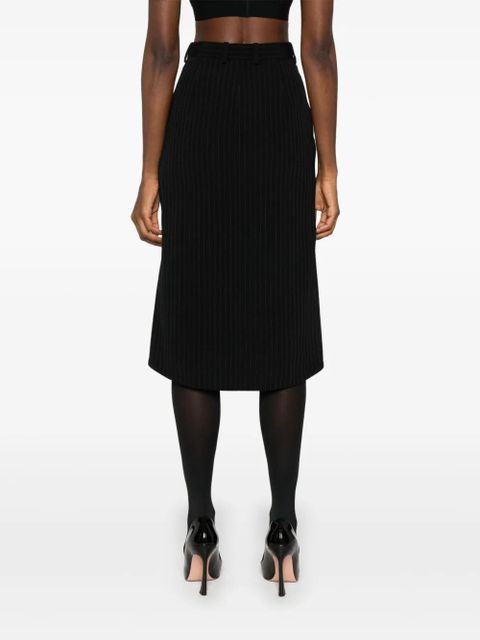 Balenciaga Hourglass midi skirt - Black