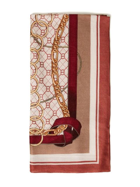 TWINSET chain-print scarf - Pink - zdjęcie produktu nr 1