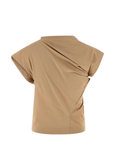 Vivienne Westwood Orb asymmetrical-sleeve top - Brown - zdjęcie produktu nr 2