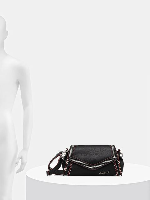 Desigual torebka MANHATTAN PESPUNTES Z kolor czarny 25WAXPBE