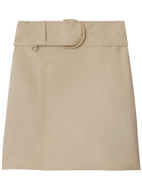Burberry wrap canvas skirt - Neutrals - zdjęcie produktu nr 1
