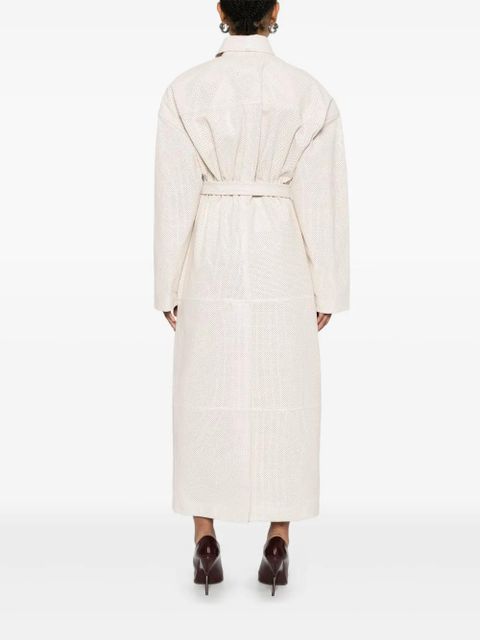 Sportmax perforated coat - Neutrals
