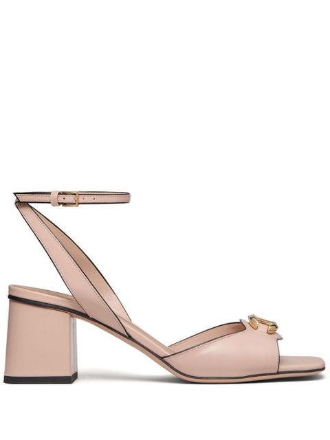 Valentino Garavani VLogo 60mm leather sandals - Pink