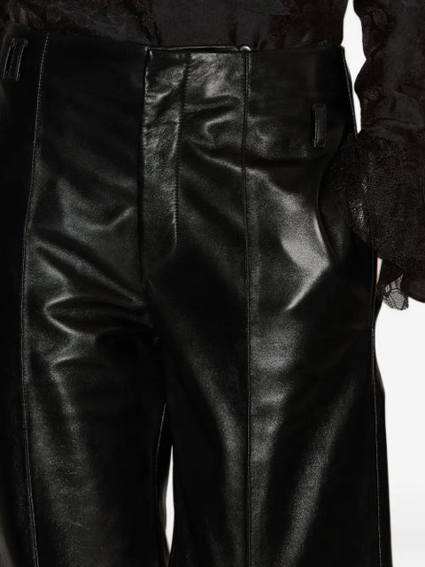 ISABEL MARANT Ciara leather trousers - Black