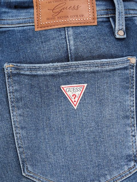 Guess jeansy CHARLIE damskie high waist W5YA74 D5PY3