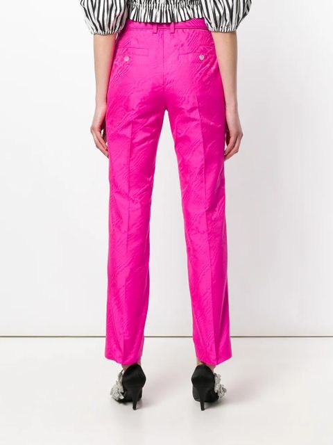 Off-White cigarette trousers - Pink