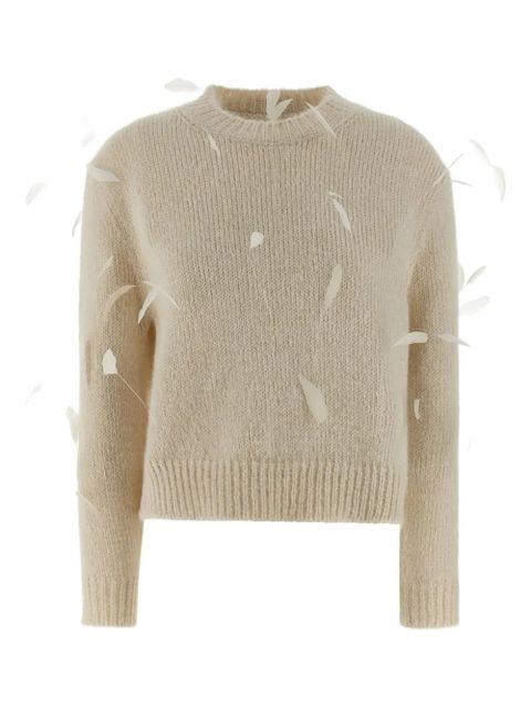 Jil Sander crewneck sweater - Neutrals - zdjęcie produktu nr 1