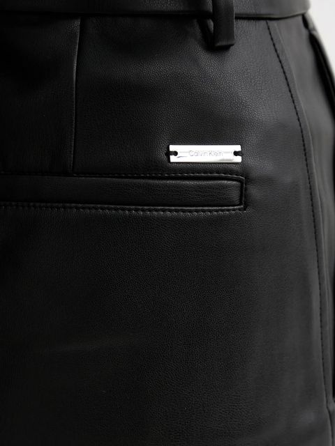 Calvin Klein spódnica kolor czarny midi prosta LV044D651G