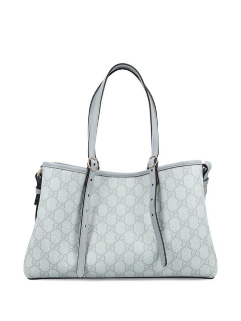 Gucci monogram-print shoulder bag - Blue - zdjęcie produktu nr 2