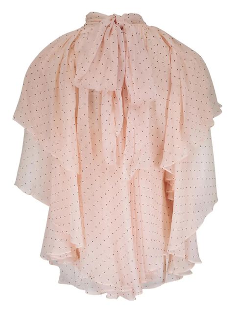 ZIMMERMANN ruffled polka-dot blouse - Pink - zdjęcie produktu nr 2