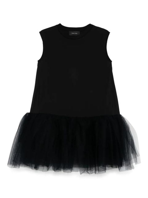 Simone Rocha tulle-trim dress - Black - zdjęcie produktu nr 1