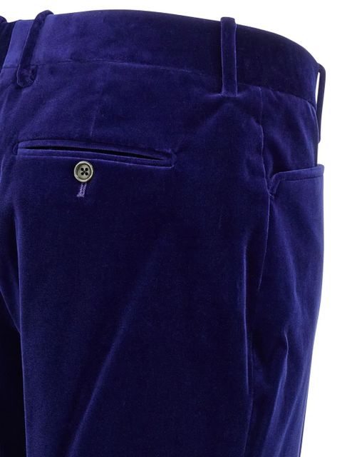 TOM FORD velvet pocket trousers - Blue