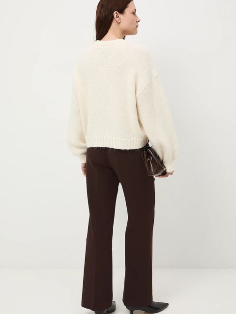 Medicine sweter damski kolor beżowy ciepły