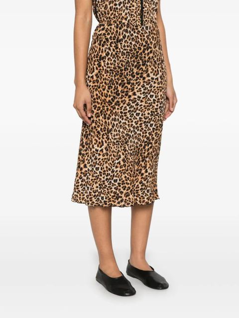 Nanushka Zarina midi skirt - Brown