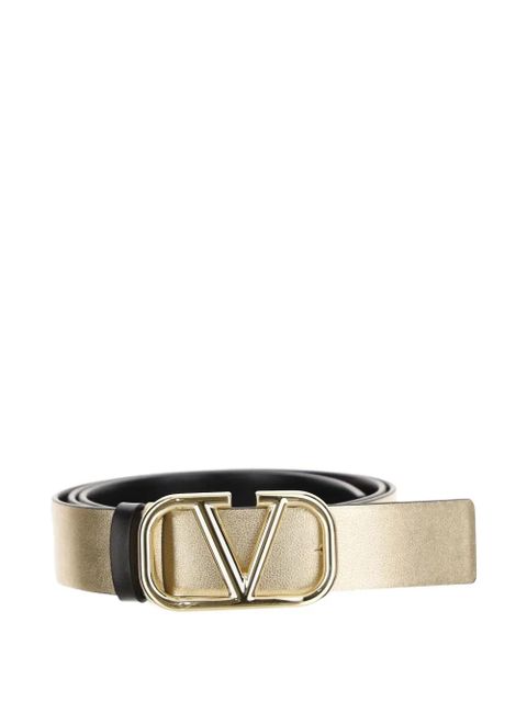 Valentino Garavani VLogo Signature reversible belt - Gold