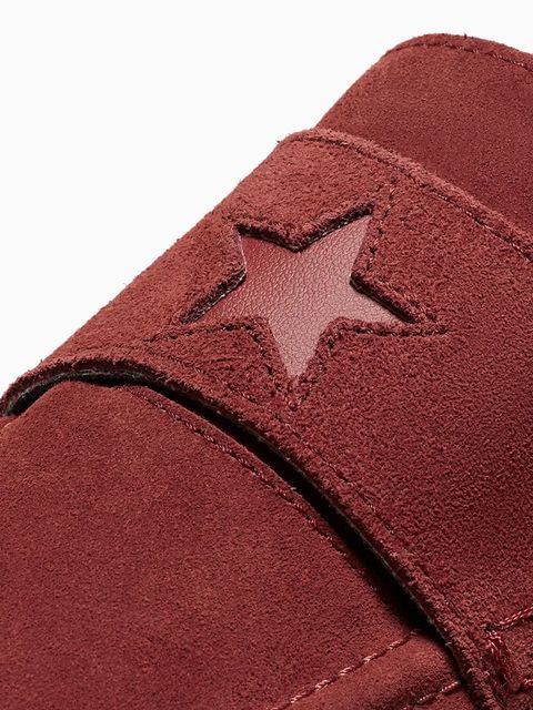 Converse mokasyny zamszowe Chuck Taylor All Star Loafer kolor czerwony A15597C