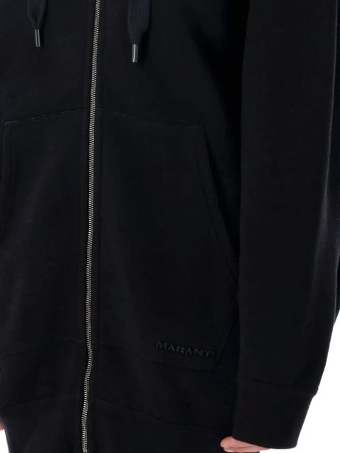 MARANT ÉTOILE zip-up hooded top - Black