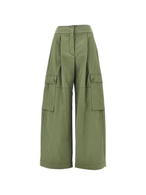 Weekend Max Mara cargo trousers - Green - zdjęcie produktu nr 1