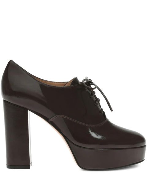 Gianvito Rossi Vicky lace-up platform boots - Black - zdjęcie produktu nr 1