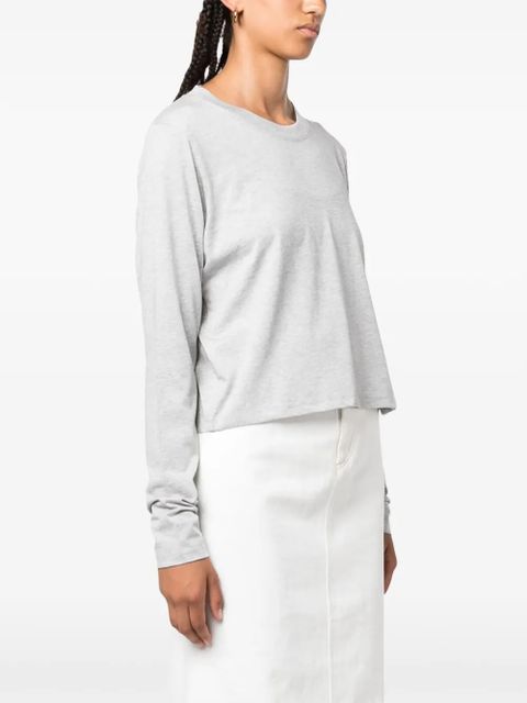 LouLou de Saison long-sleeve cotton T-shirt - Grey