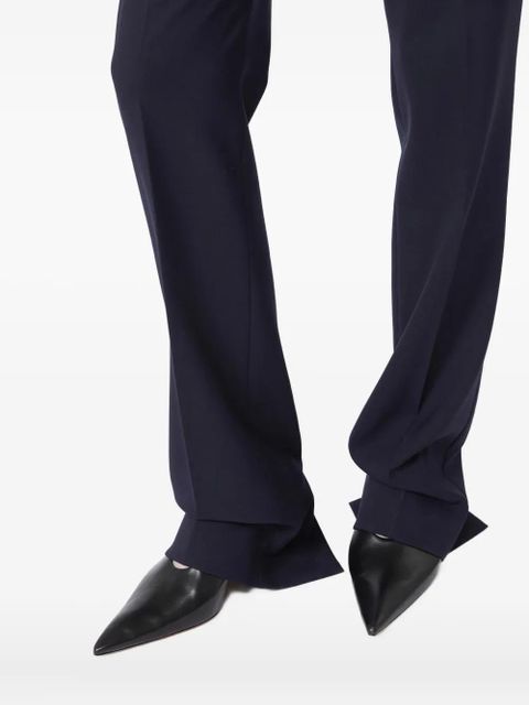 Max Mara split-hem trousers - Blue