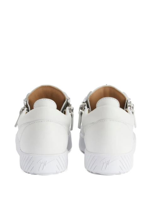 Giuseppe Zanotti Gail lace-up zip-detail sneakers - White