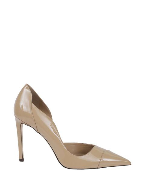 Jimmy Choo Brigitte patent-leather pumps - Neutrals - zdjęcie produktu nr 1