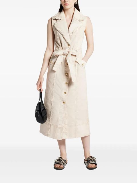 Aje cotton midi dress - Neutrals - zdjęcie produktu nr 2