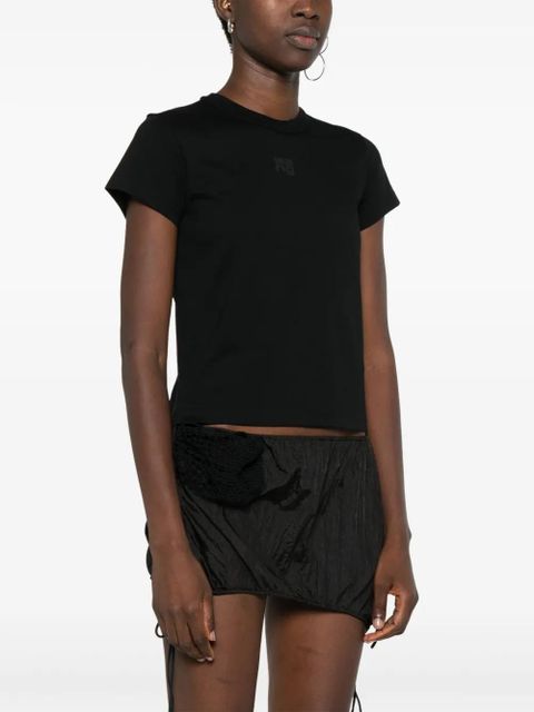 Alexander Wang logo-print cotton T-shirt - Black