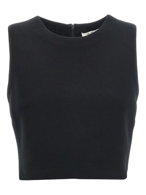 Max Mara Dazzy round-neck zip-back top - Black - zdjęcie produktu nr 1