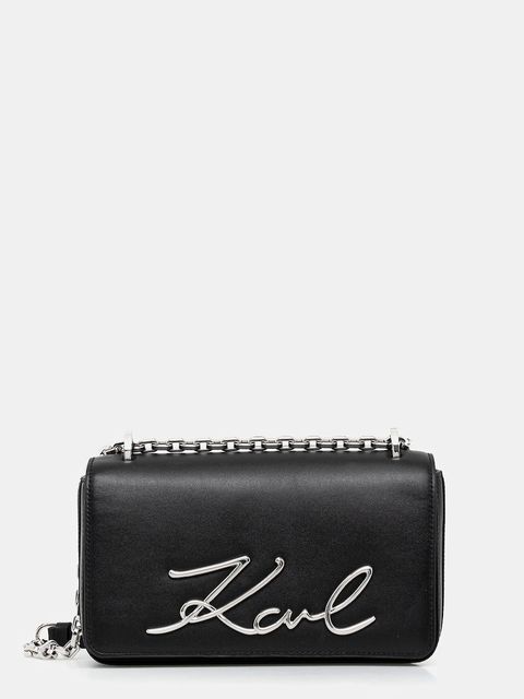 Karl Lagerfeld torebka skórzana K/SIGNATURE - zdjęcie produktu nr 1