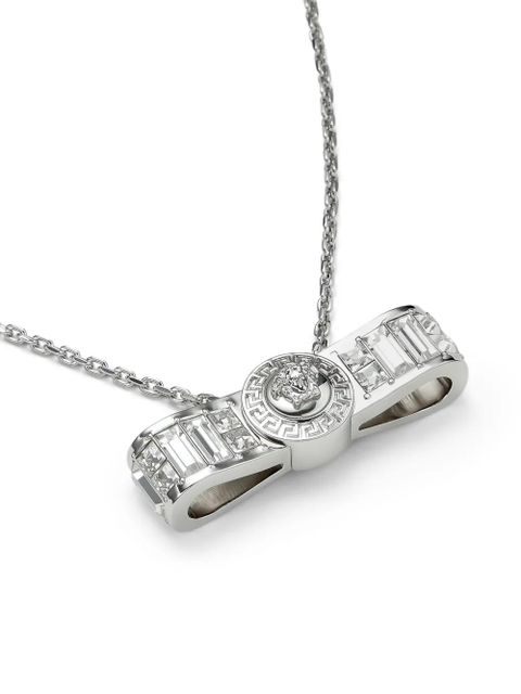 Versace Gianni Ribbon crystal pendant necklace - Silver - zdjęcie produktu nr 2