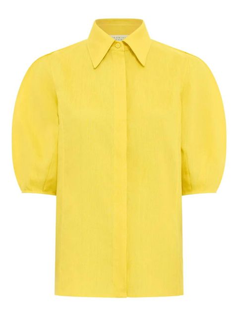 Gabriela Hearst puff-sleeved shirt - Yellow - zdjęcie produktu nr 1