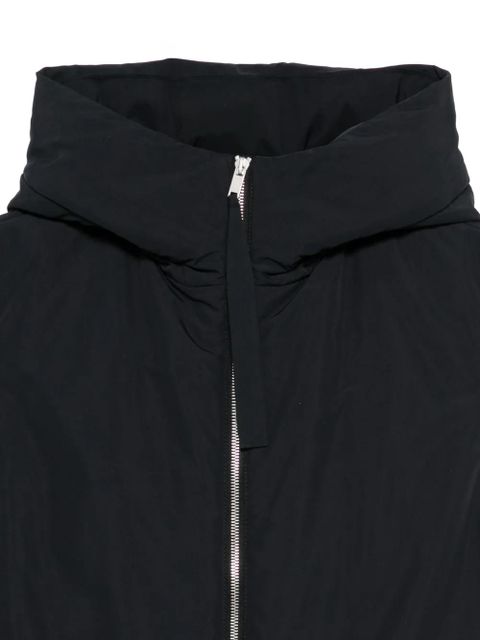 Jil Sander hooded zip-front vest - Black