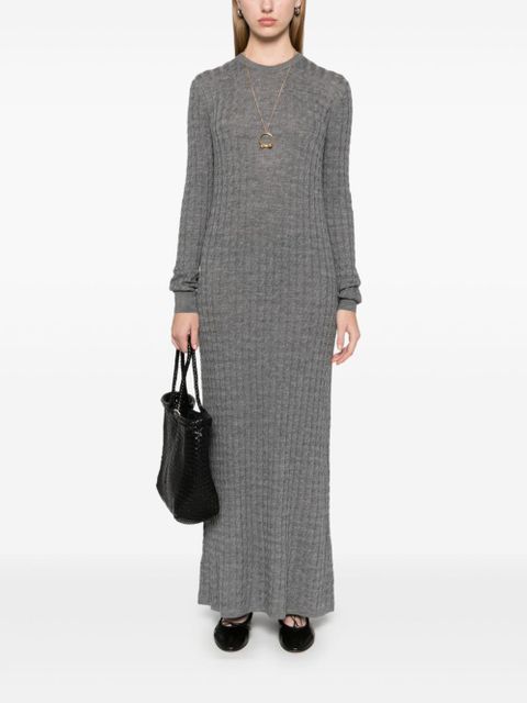 TOTEME cable-knit maxi dress - Grey