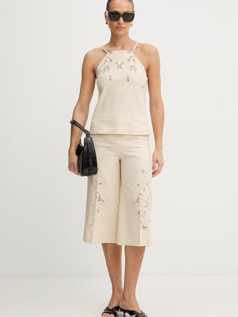 Twinset spodnie z dodatkiem lnu - zdjęcie produktu nr 1