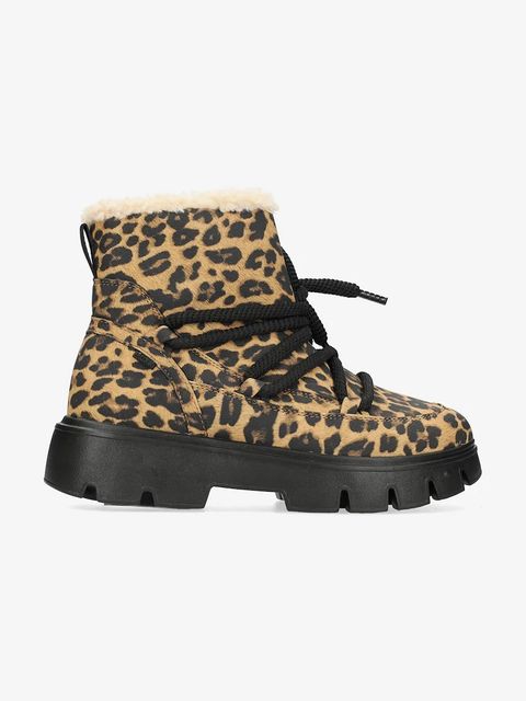 Mexx workery SIGMAR RHYTHM damskie kolor brązowy na płaskim obcasie lekko ocieplone MI001708253W - zdjęcie produktu nr 1