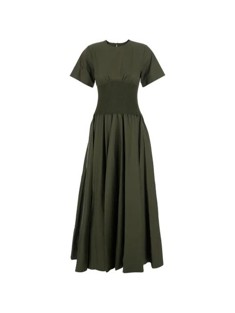 Simkhai Wrenna shirred maxi dress - Green - zdjęcie produktu nr 1