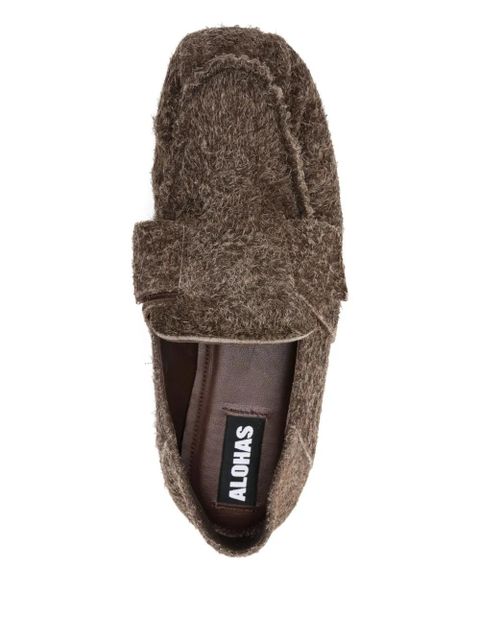 ALOHAS Aeryn suede loafers - Brown