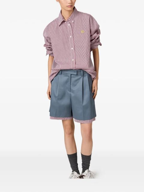 Miu Miu striped buttoned shirt - Red - zdjęcie produktu nr 2